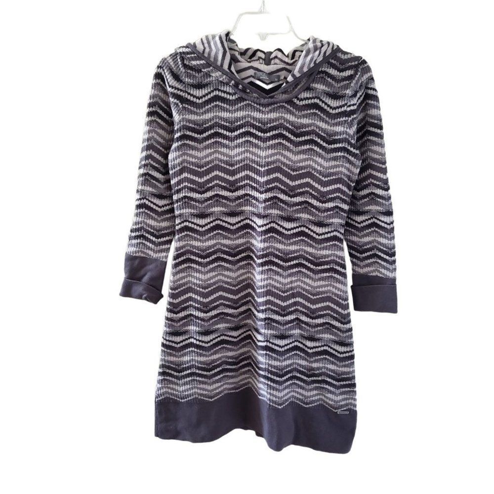 Prana Medium Pullover Hooded Sweater Dress Size Medium